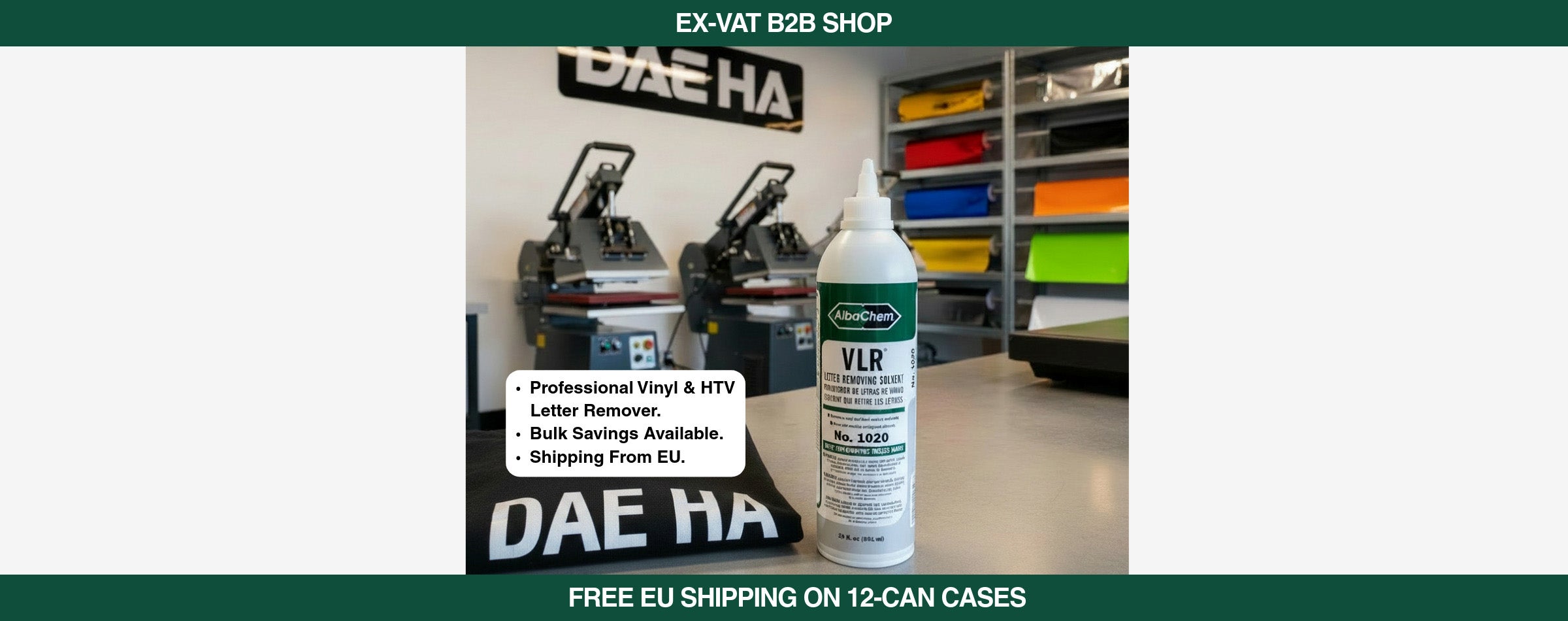 Dae Ha Europe AlbaChem VLR wholesale distributor hub with low-cost European shipping.